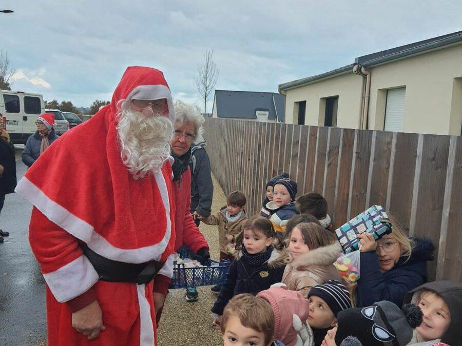 Le Père Noël est passé nous voir à l’école